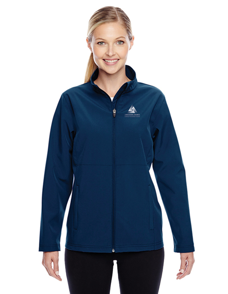 Picture of Ladies Navy Soft Shell Jacket