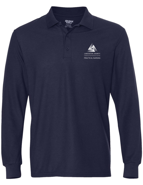 Picture of -D- Navy Long Sleeve Polo